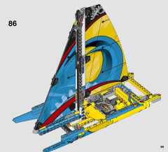 LEGO 42074 instructions page 69 – build guide