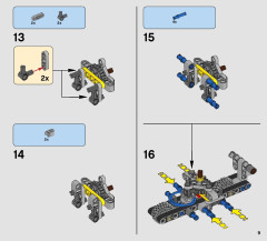 LEGO 42074 instructions page 9 – build guide