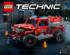 LEGO 42075 instructions page 1 – build guide