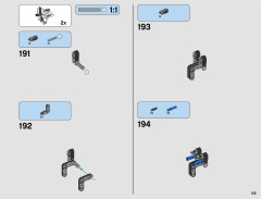 LEGO 42076 instructions page 125 – build guide