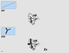 LEGO 42076 instructions page 128 – build guide