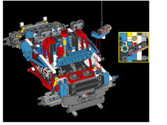 LEGO 42077 instructions page 144 – build guide