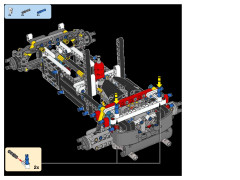 LEGO 42077 instructions page 85 – build guide