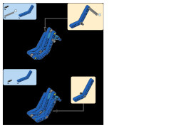 LEGO 42077 instructions page 98 – build guide