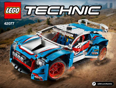 LEGO 42077 instructions page 1 – build guide