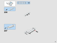 LEGO 42077 instructions page 127 – build guide