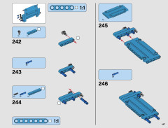 LEGO 42077 instructions page 147 – build guide