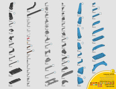 LEGO 42077 instructions page 187 – build guide