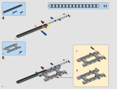 LEGO 42077 instructions page 4 – build guide