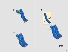 LEGO 42077 instructions page 63 – build guide