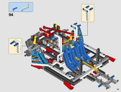 LEGO 42077 instructions page 65 – build guide