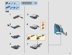 LEGO 42077 instructions page 97 – build guide