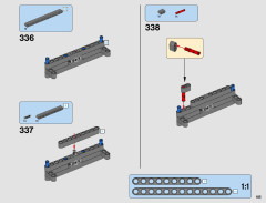 LEGO 42078 instructions page 185 – build guide