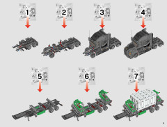 LEGO 42078 instructions page 3 – build guide