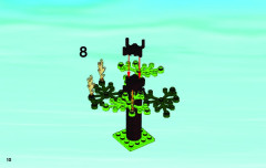 LEGO 4208 instructions page 10 – build guide