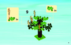 LEGO 4208 instructions page 11 – build guide