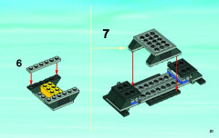 LEGO 4208 instructions page 21 – build guide