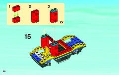 LEGO 4208 instructions page 28 – build guide