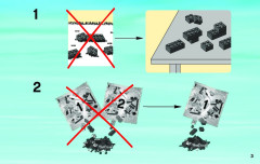LEGO 4208 instructions page 3 – build guide