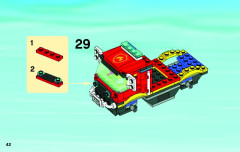 LEGO 4208 instructions page 42 – build guide