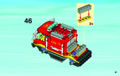 LEGO 4208 instructions page 61 – build guide