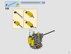 LEGO 42080 instructions page 171 – build guide