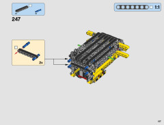 LEGO 42081 instructions page 157 – build guide