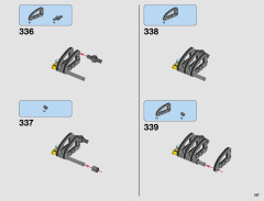 LEGO 42081 instructions page 197 – build guide