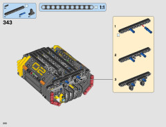 LEGO 42081 instructions page 200 – build guide
