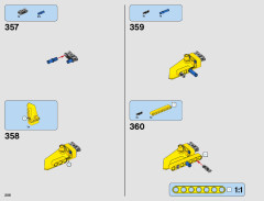 LEGO 42081 instructions page 208 – build guide