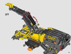 LEGO 42081 instructions page 219 – build guide