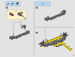 LEGO 42081 instructions page 9 – build guide