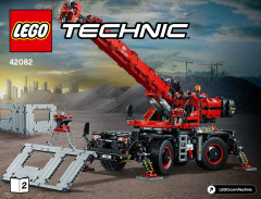 LEGO 42082 instructions page 1 – build guide