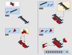 LEGO 42082 instructions page 11 – build guide