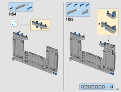 LEGO 42082 instructions page 307 – build guide