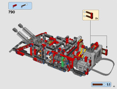 LEGO 42082 instructions page 83 – build guide