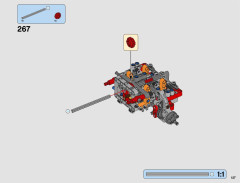 LEGO 42082 instructions page 127 – build guide