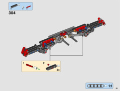 LEGO 42082 instructions page 151 – build guide