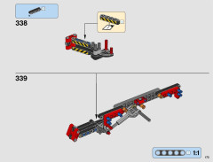LEGO 42082 instructions page 173 – build guide