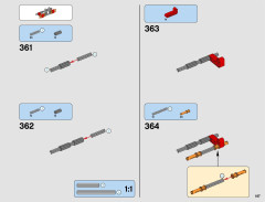 LEGO 42082 instructions page 187 – build guide