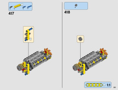 LEGO 42082 instructions page 221 – build guide