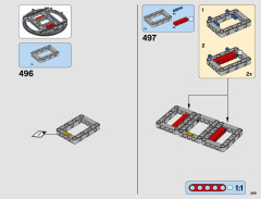 LEGO 42082 instructions page 269 – build guide