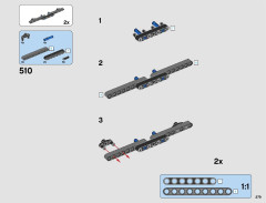LEGO 42082 instructions page 279 – build guide