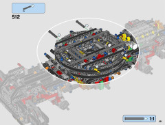 LEGO 42082 instructions page 281 – build guide