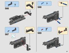 LEGO 42082 instructions page 307 – build guide
