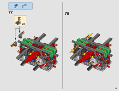 LEGO 42082 instructions page 39 – build guide