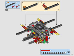 LEGO 42082 instructions page 47 – build guide
