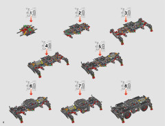 LEGO 42082 instructions page 6 – build guide