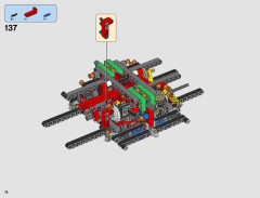 LEGO 42082 instructions page 74 – build guide