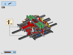 LEGO 42082 instructions page 76 – build guide